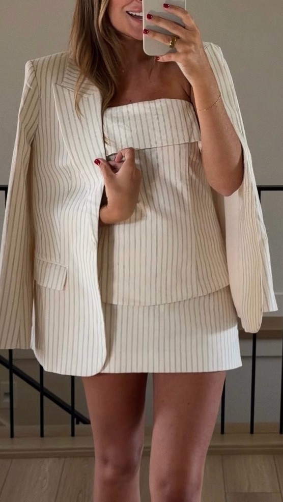 Cutest linen set (can be worn together or individually!) wearing a size M in all the pieces. 

@Express   #DressToExpress #ExpressPartner  