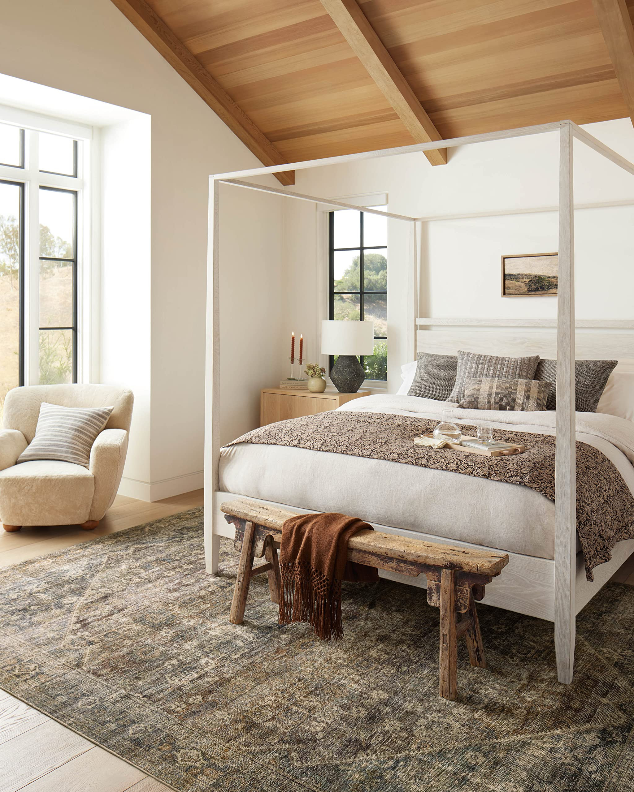 Amber Lewis x Loloi Morgan Collection MOG-05 Spice / Lagoon 3'-6" x 5'-6" Accent Rug feat. CloudP... | Amazon (US)