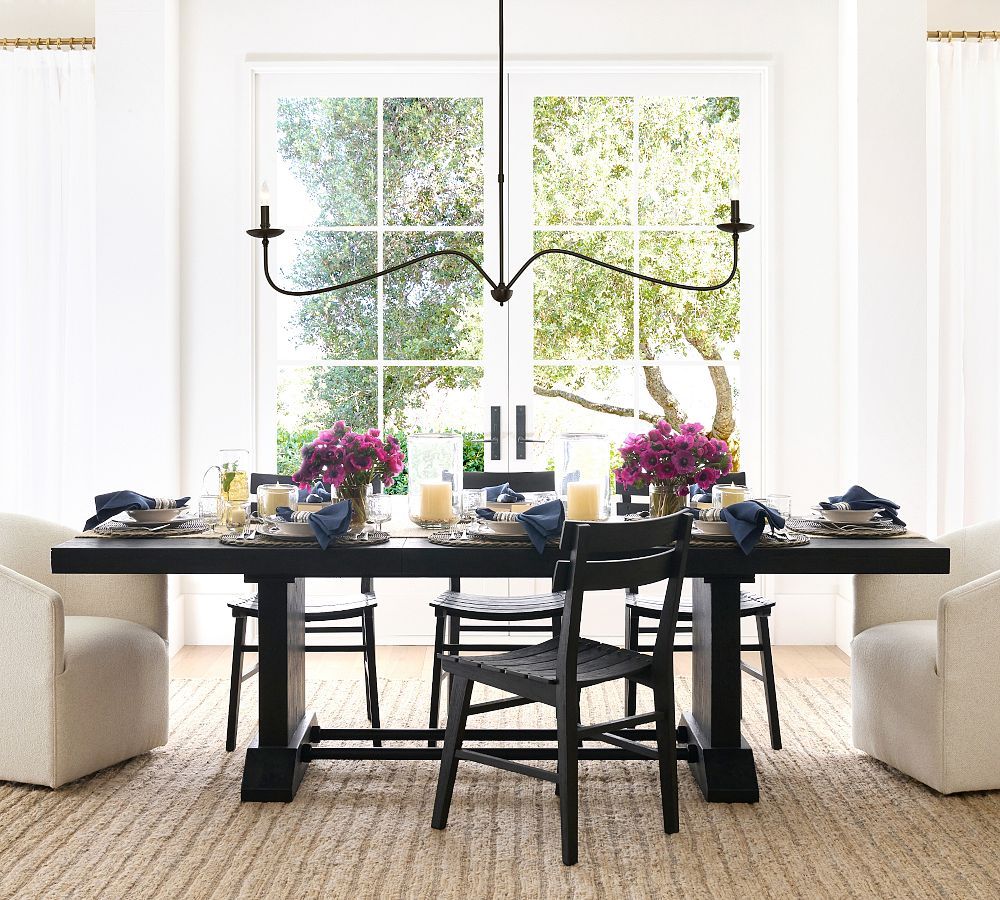 Lucca Iron Linear Chandelier | Pottery Barn (US)