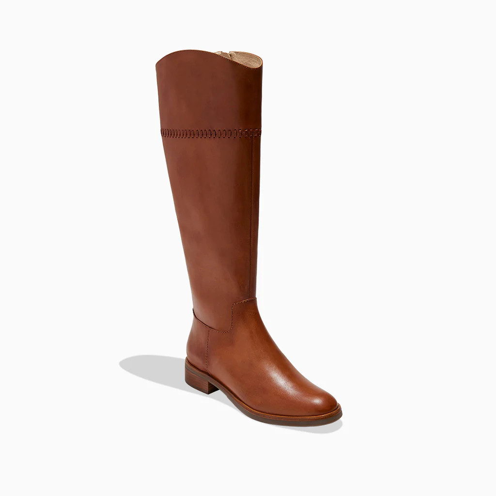 Jack Rogers Adaline Knee High Leather Riding Boots – Brown | Jack Rogers