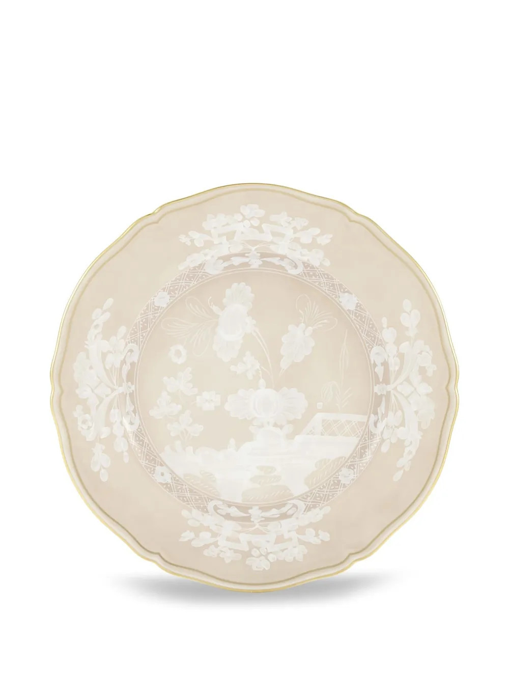 GINORI 1735 Oriente floral-embellished dinner plate - Neutrals | Farfetch Global