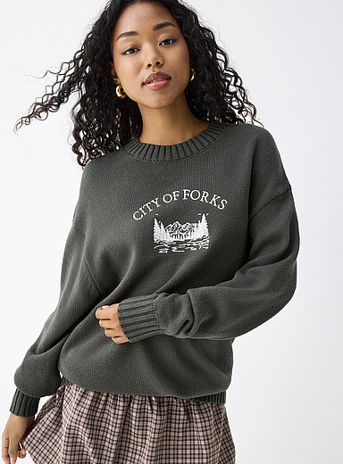 Destination cotton knit sweater | Simons