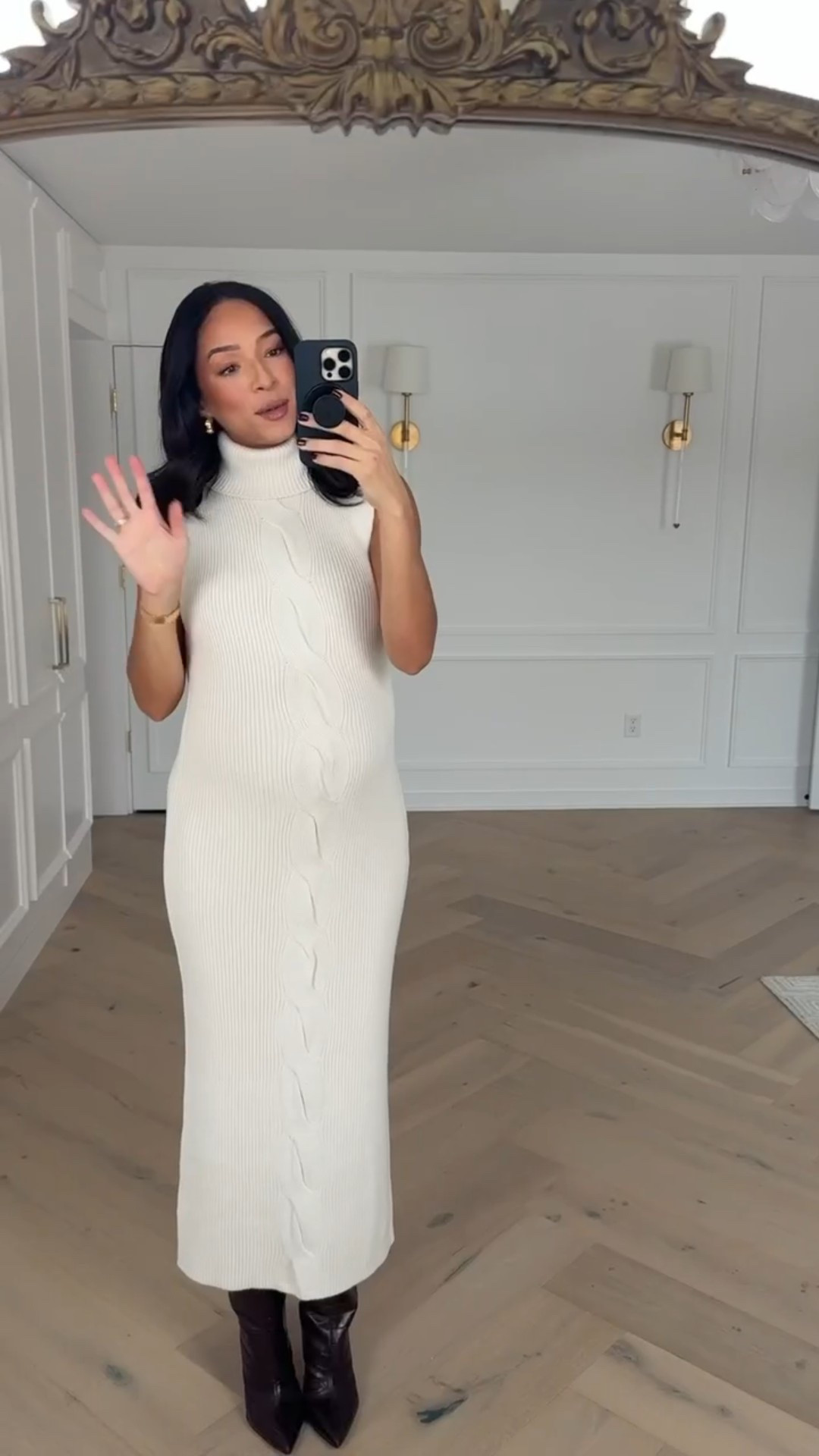 Use code AFNENA for an extra 15% OFF Abercrombie! Almost everything is up to 40% OFF + my code stacks on top!! Wearing size S Tall turtleneck maxi sweater dress

Winter Outfit 
Winter Fashion 
Holiday Outfit 
Casual Outfit 
Weekend Outfit 
Abercrombie Code 
Abercrombie Sale

#LTKSaleAlert #LTKSeasonal #LTKFindsUnder100