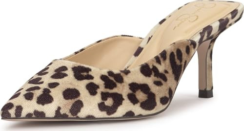 Jessica Simpson Belvaen High Heel Mule, Natural, 8.5 | Amazon (US)