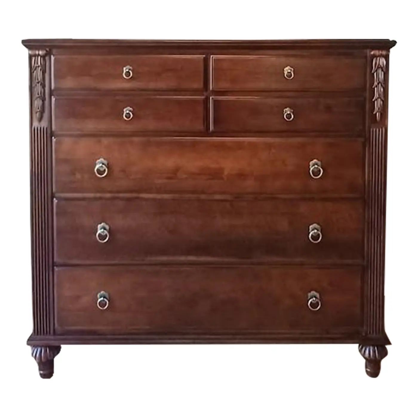 British Classics Dawson Tall Dresser by Ethan Allen | Chairish