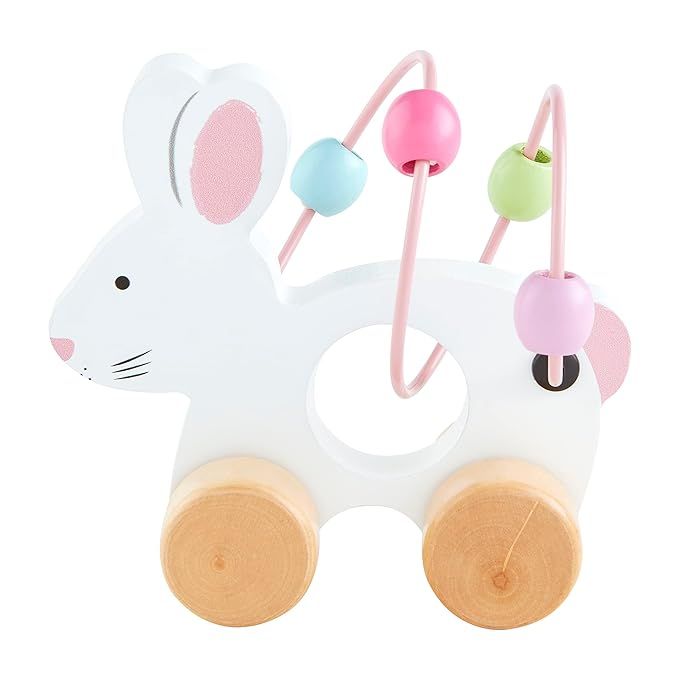 Mud Pie Bunny Abacus Toy, Pink, 5" x 5" | Amazon (US)