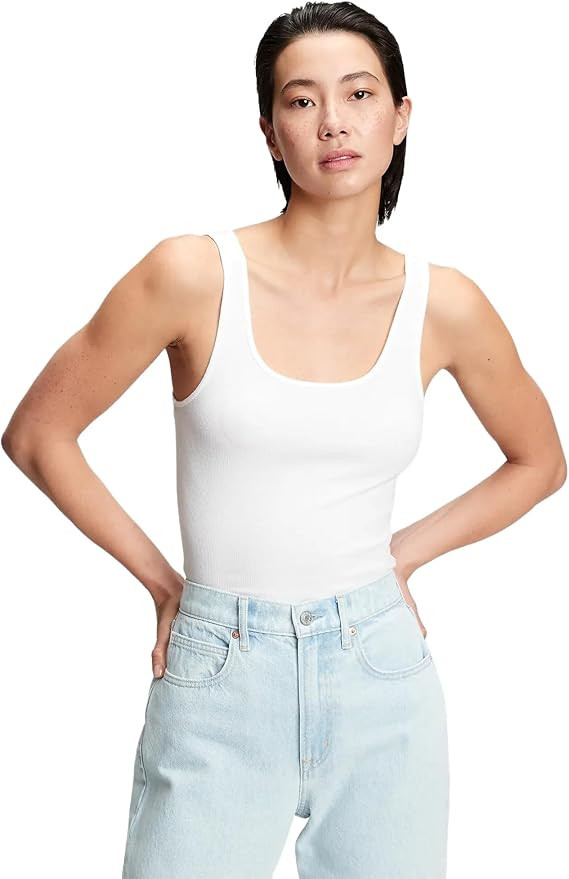 Gap Womens Ribbed Tank Top | Amazon (US)