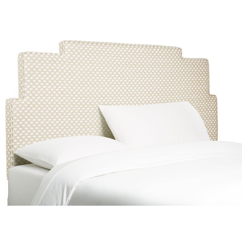 Paxton Headboard, Dots, Wheat | One Kings Lane