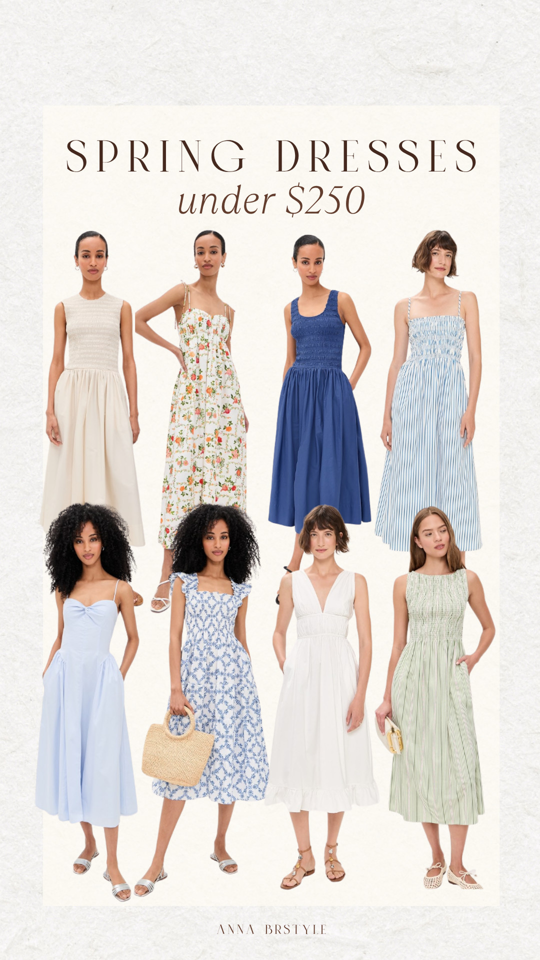 Spring dresses under $250, vacation dress, floral dress, midi dress, maxi dress, striped dress, summer dress, annabrstyle 

 #LTKOver40