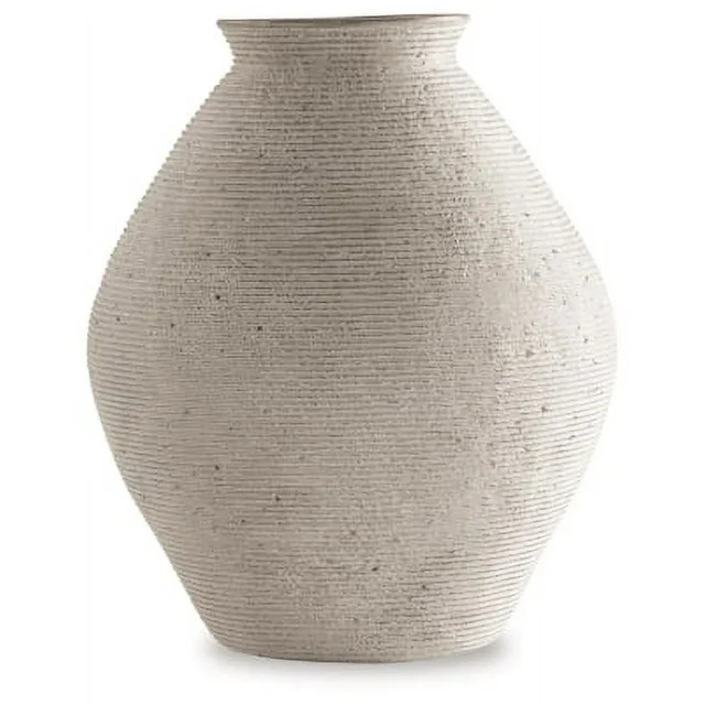 Signature Design by Ashley Casual Hannela Vase  Antique Tan - Walmart.com | Walmart (US)