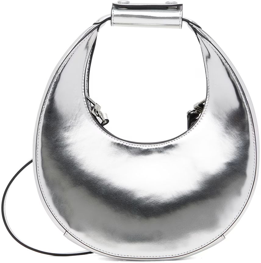 Silver Mini Moon Bag | SSENSE