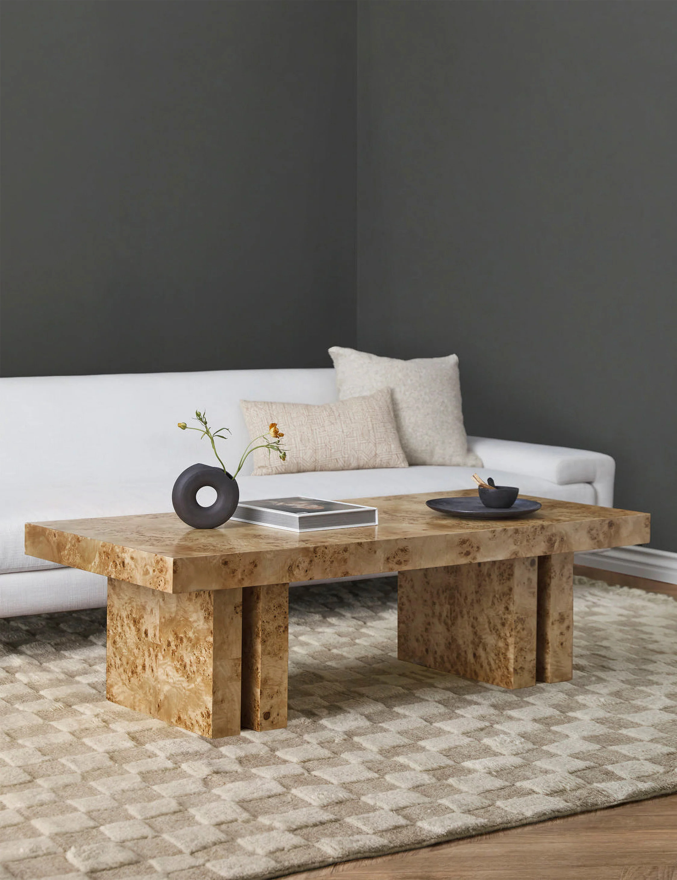 Brisa Burl Wood Coffee Table | Lulu and Georgia 