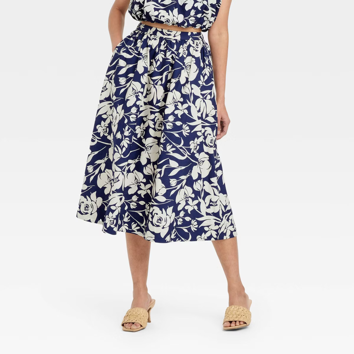 Women's Midi Picnic A-Line Skirt - A New Day™ | Target