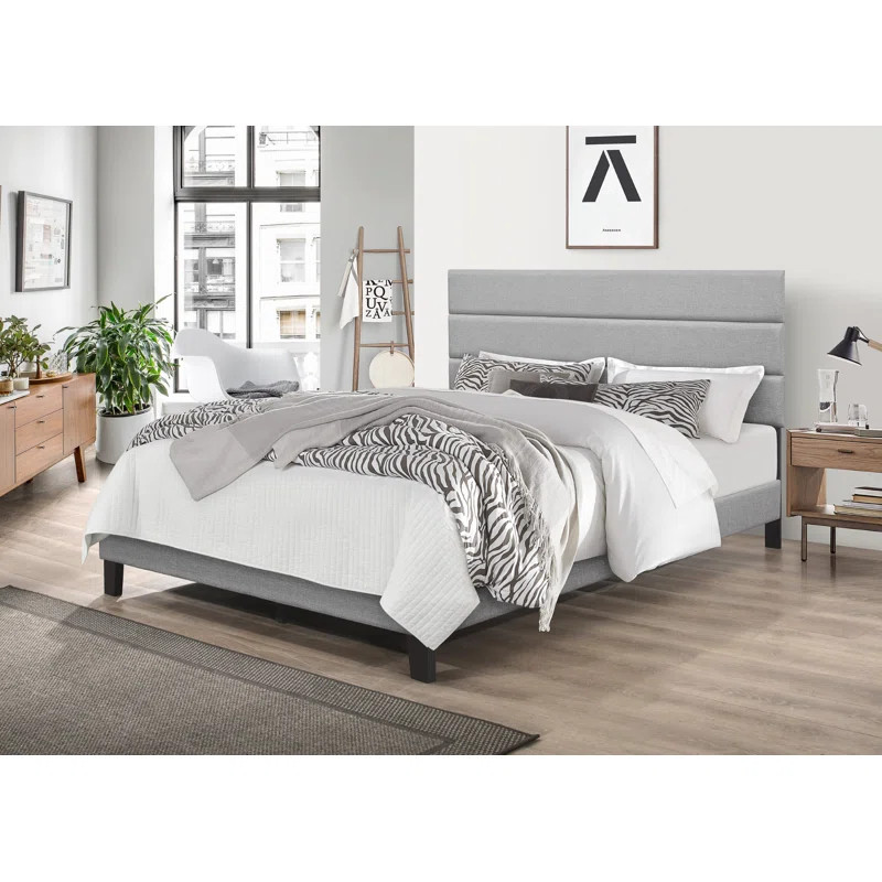 Aghadavy Upholstered Low Profile Platform Bed | Wayfair North America