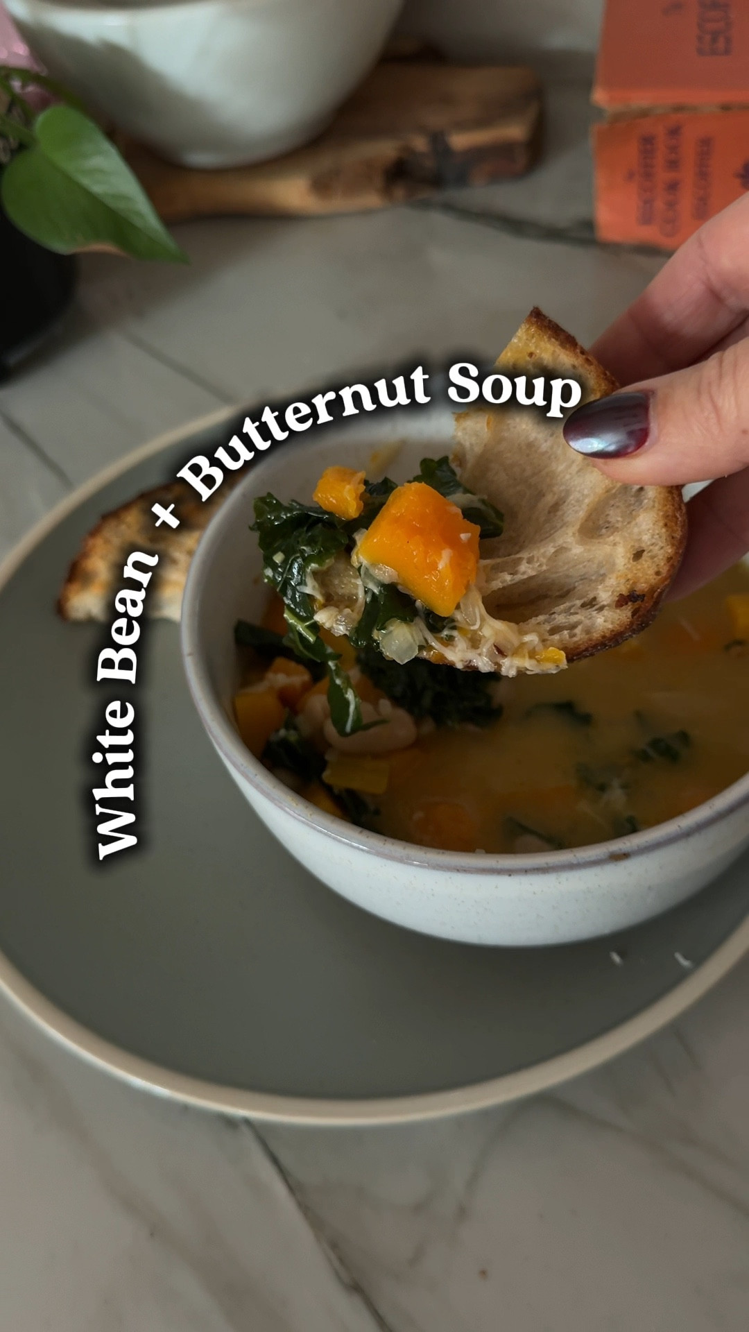 Soup season is officially here 🍂🥣
And there’s nothing more nourishing than making a simple, clean recipe with ingredients you picked up right from the hands that grew them.

My first week’s @burnsblossomfarm box had everything I needed for a cozy butternut squash soup — squash, kale, shallots, garlic, ginger, white beans… all simmered in chicken stock with just salt + pepper.
Simple ingredients. Simple process. Big flavor.

Supporting local farmers, feeding my family well, and slowing down with meals like this — that’s the kind of fall comfort I love. 🤍
#soupseason #butternut #butternutsquashrecipes #whitebeans #vegetarianrecipes #recipeshare #soup