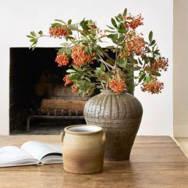 Textured Rice Wine Decorative Jar Recreation | Antique Farm House