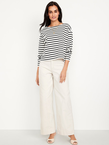 Extra High-Waisted Mariner Wide-Leg Pants | Old Navy (US)
