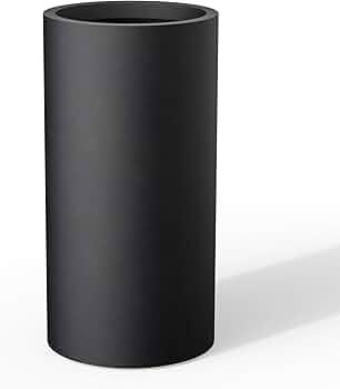Kante 27.8 Inch Tall Cylindrical Planter, Large Round Plant Pots with Drainage Hole, Made with Co... | Amazon (US)
