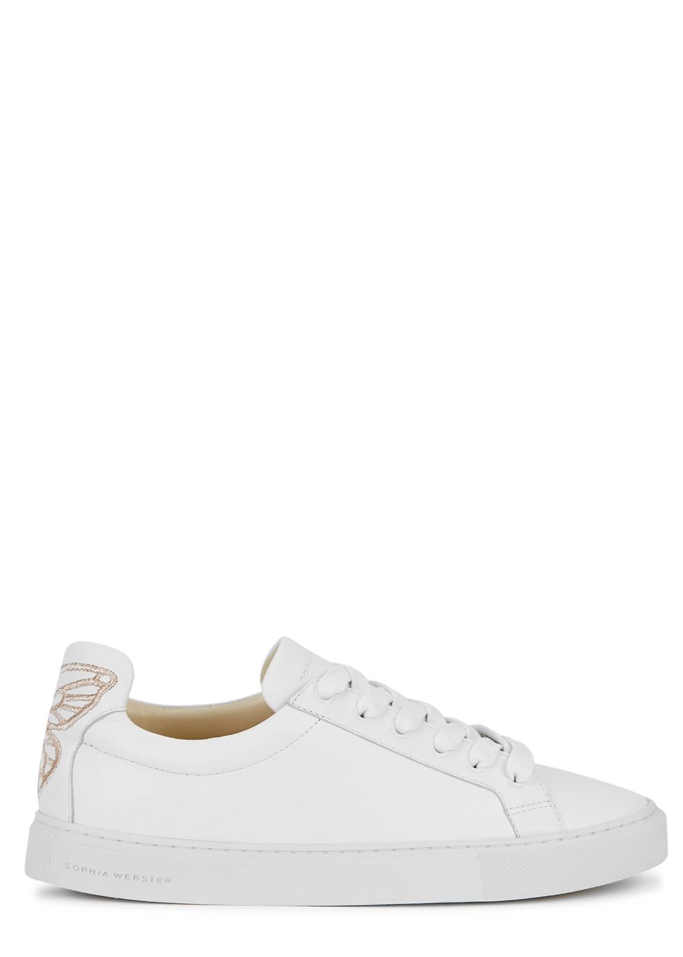 Butterfly white leather sneakers | Harvey Nichols (Global)