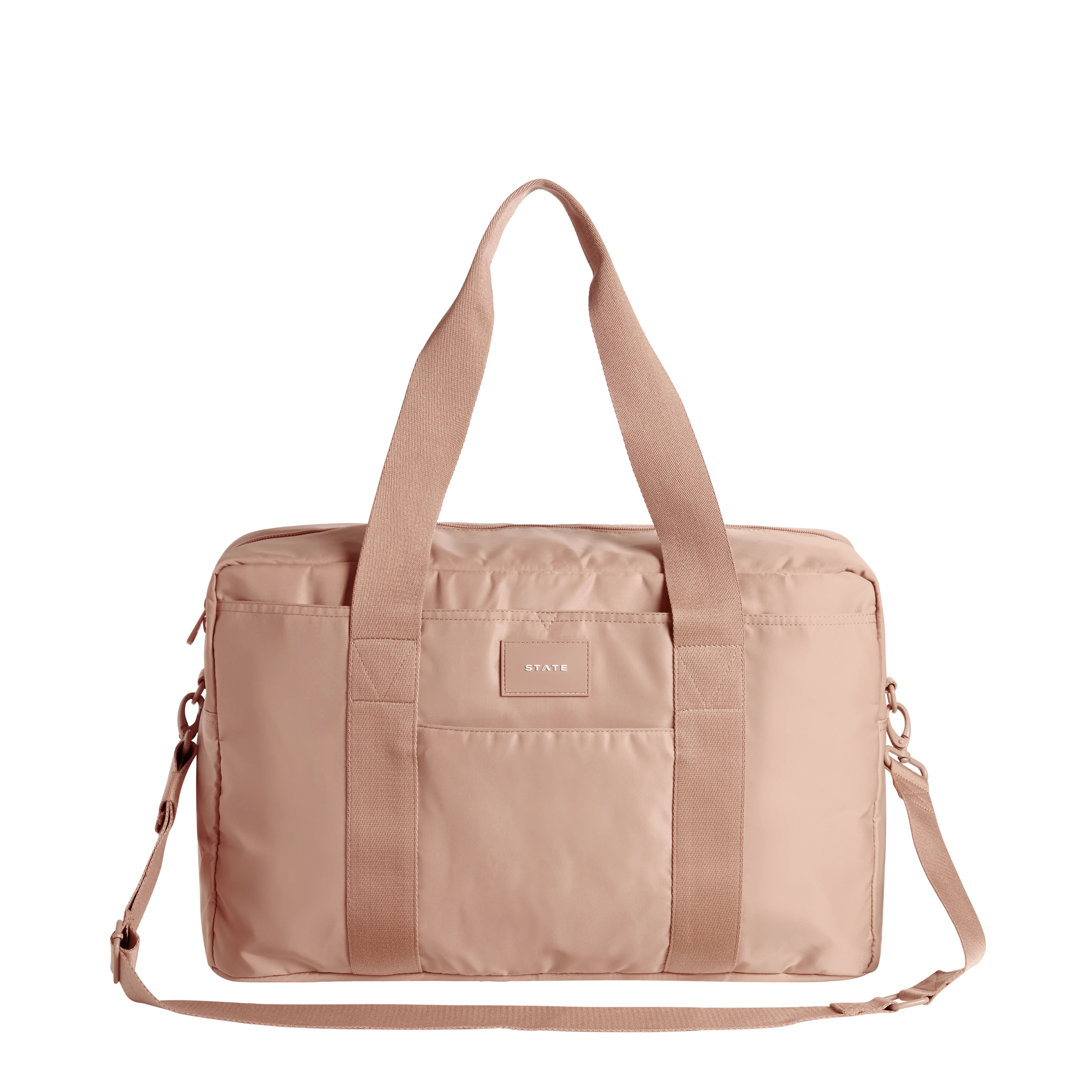 STATE Bags | Wellington Weekender Nylon Latte | STATE Bags