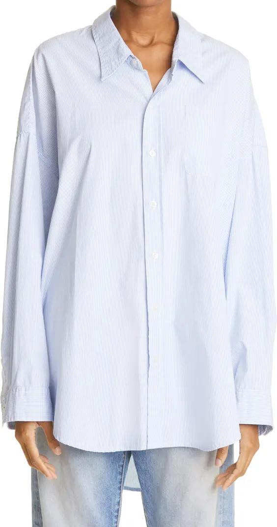 Oversize Oxford Button-Up Shirt | Nordstrom