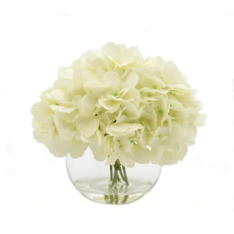 Hydrangea Centerpiece in Vase | Wayfair North America