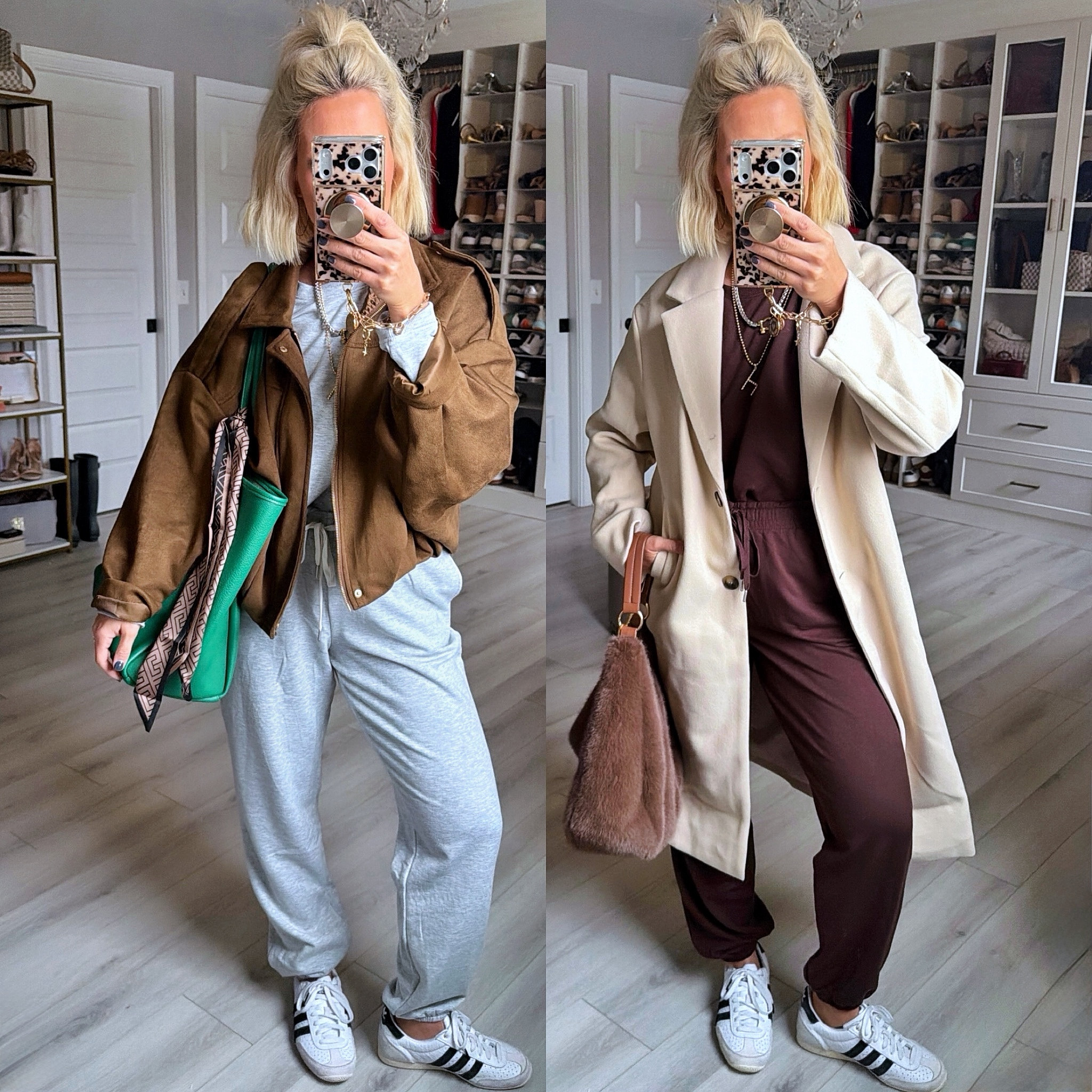 Comfy sets that are technically pajamas but cute enough to style and wear as an outfit!!!
⬇️⬇️⬇️
Sets size medium but could easily do small!
Long jacket medium for a roomy fit!
Suede jacket size small (runs roomy)

#LTKFindsUnder50 #LTKSaleAlert #LTKSeasonal