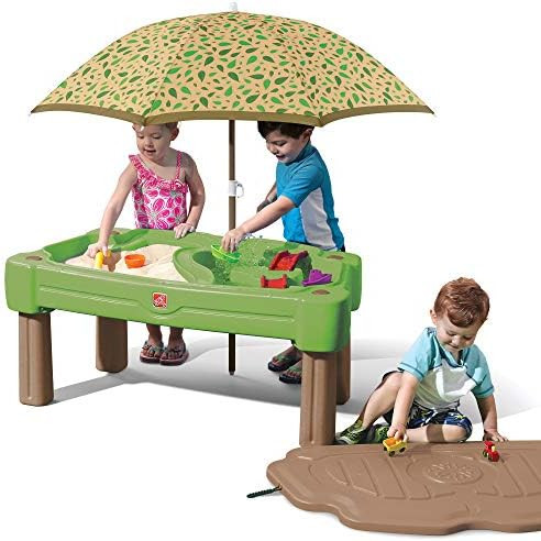 Amazon.com: Step2 Cascading Cove Sand & Water Table with Umbrella | Kids Sand & Water Table with ... | Amazon (US)