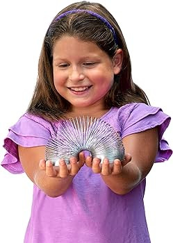 The Original Slinky Walking Spring Toy, 2.75-inch Diameter Metal Slinky, Fidget Toys | Amazon (US)