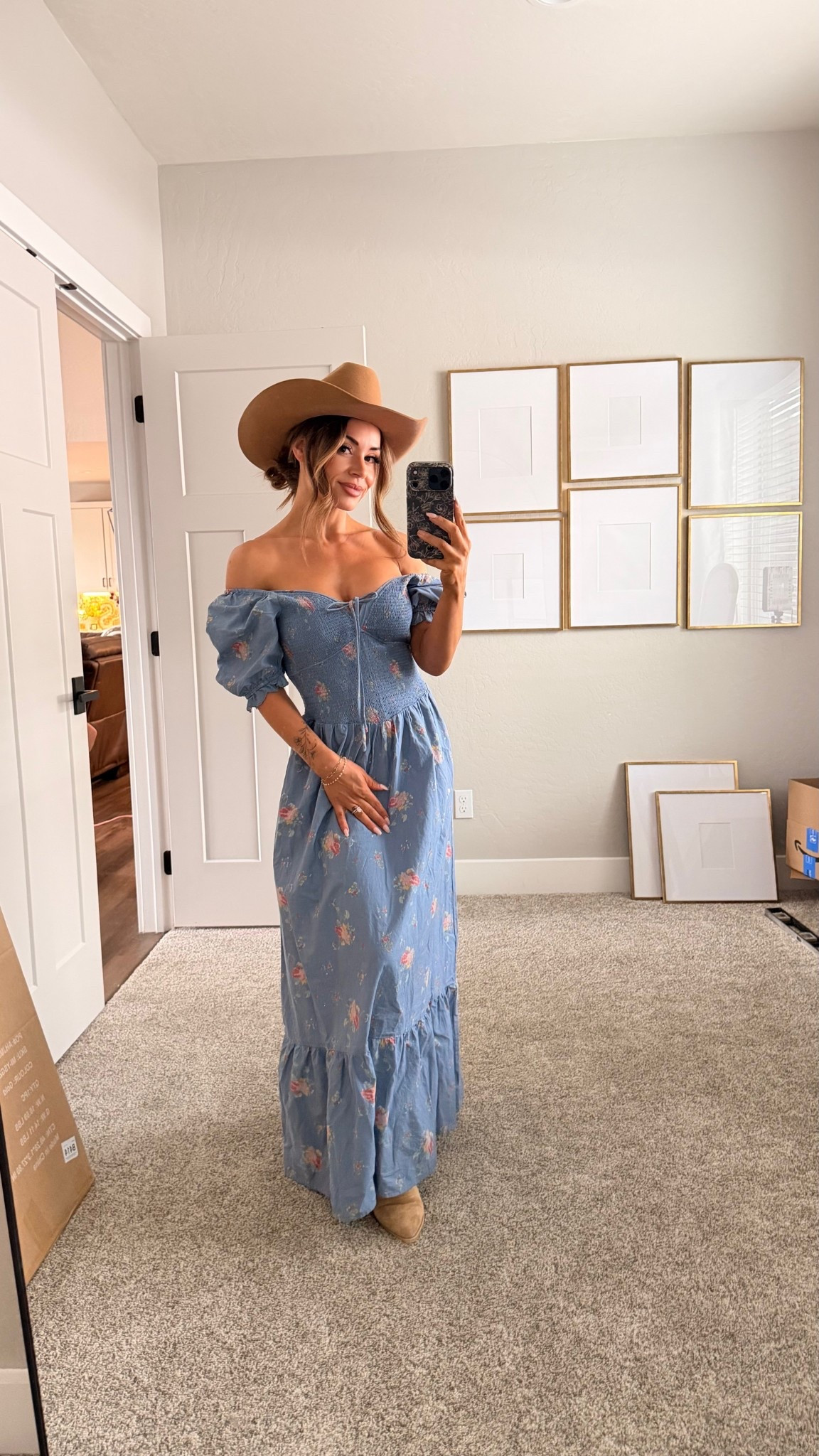 This denim dress from tavern is so cute and feminine and loved the flowy material. I’m wearing a size XS 

#LTKootd #LTKWedding