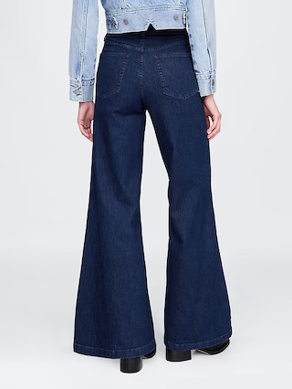 High Rise Relaxed Flare Jeans | Gap (US)