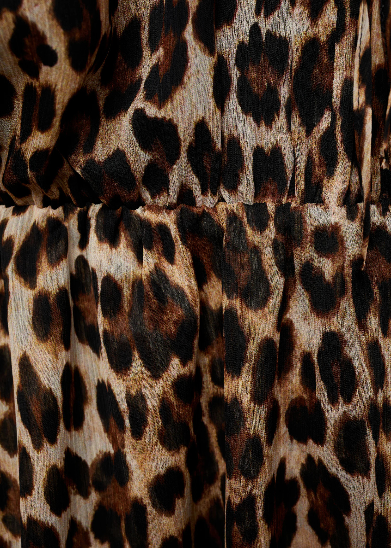 Vestito svasato stampa leopardata | Mango IT
