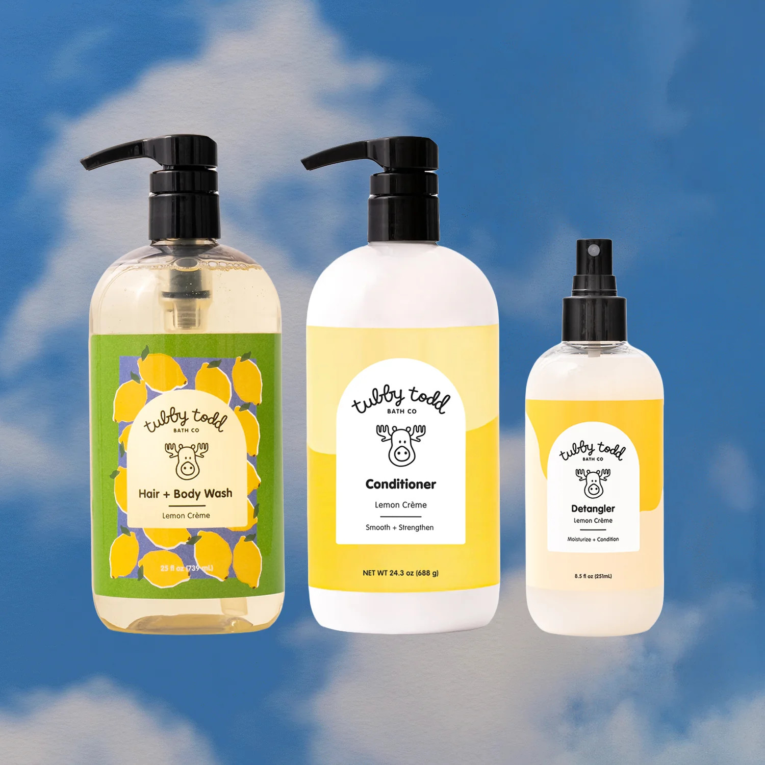 Lemon cr\u00e8me collection | Tubby Todd Bath Co.
