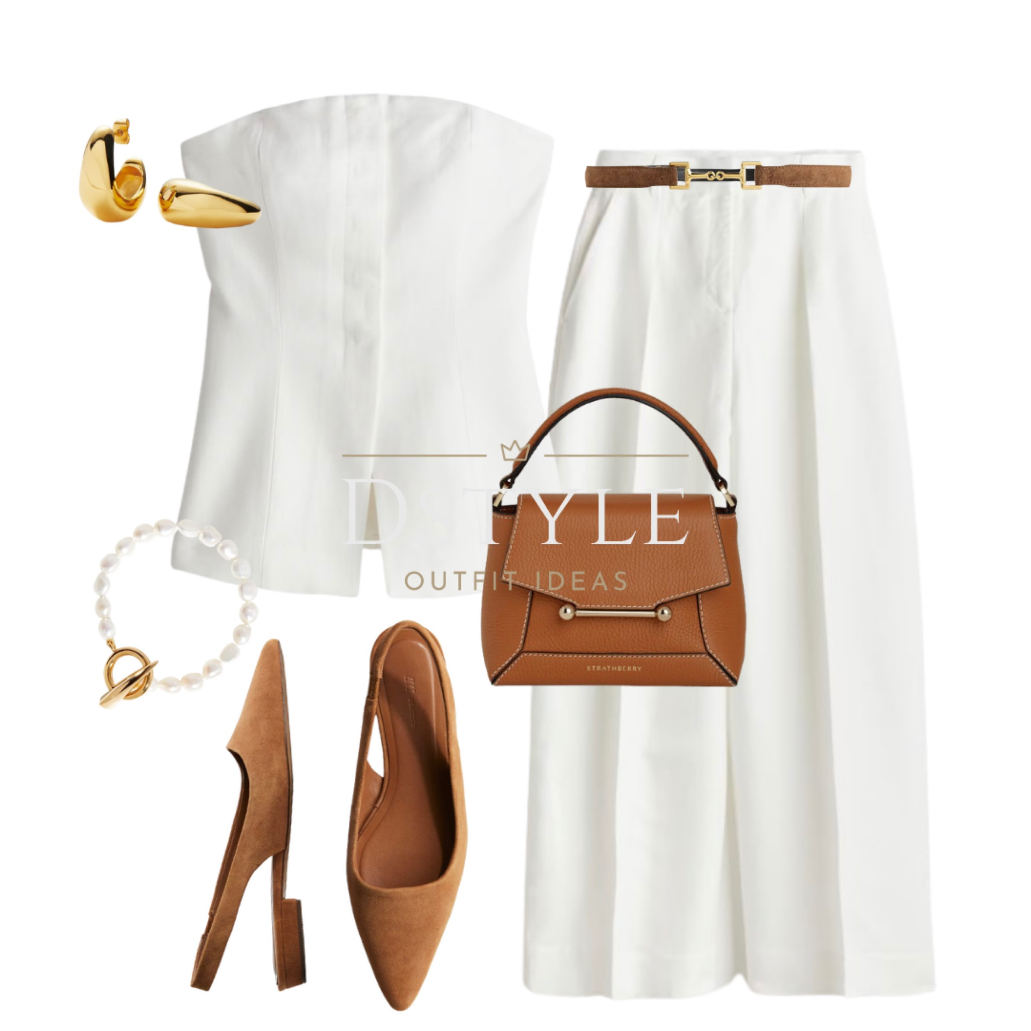 White linen-blend top, white balloon leg pants, balloon leg trousers, brown pointed suede slingbacks, brown leather belt
Neutral look, ootd, office wear, summer outfit

#LTKItBag #LTKStyleTip #LTKWorkwear