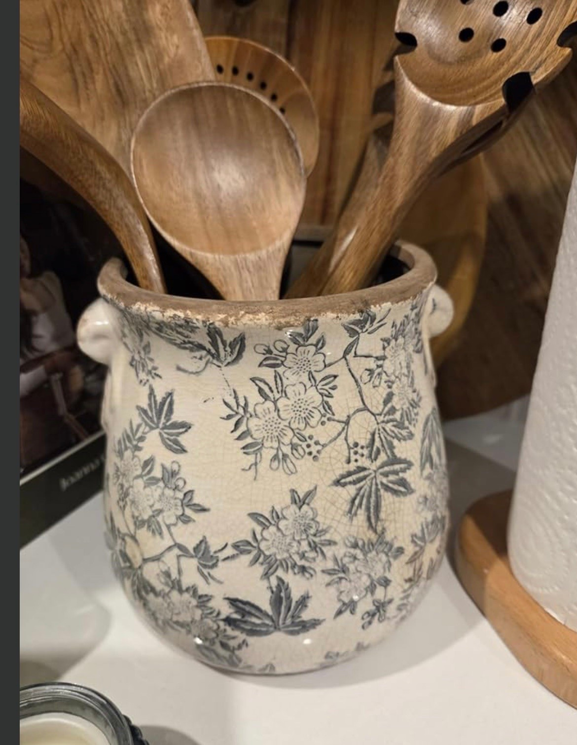 Ceramic vintage style planter with so many uses. Add wood utensils 🤎

On sale!

#LTKHome #LTKSaleAlert