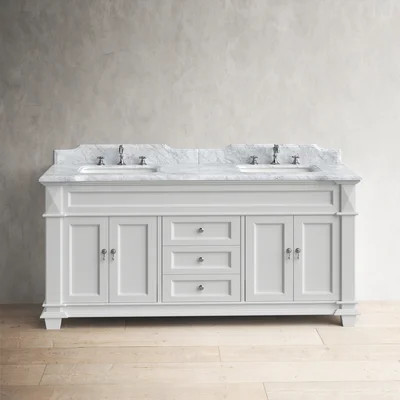 Ensa 72" Double Bathroom Vanity Set | Wayfair North America