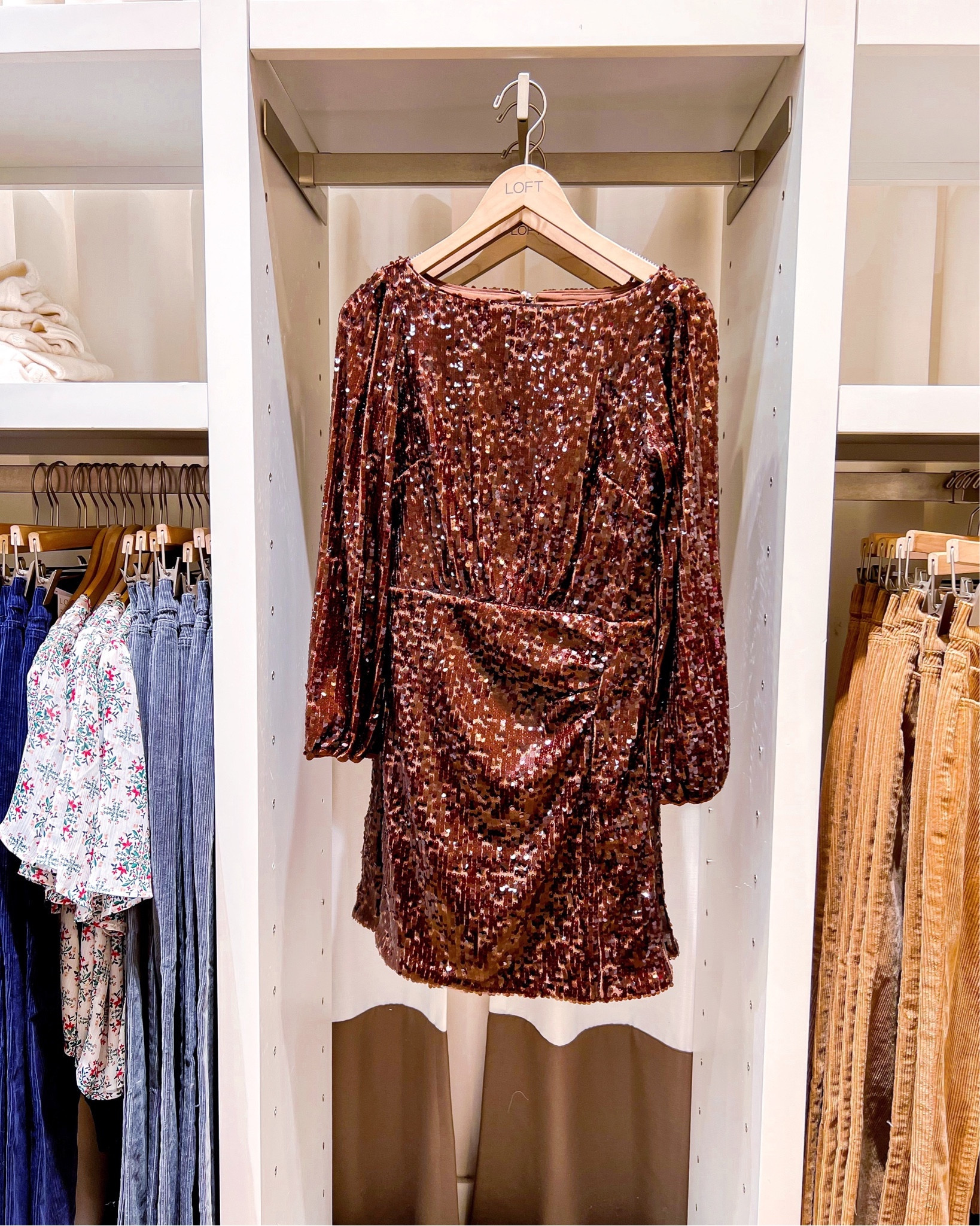 loft brown sequin dress Lerida  brown sequin maxi dress Brown