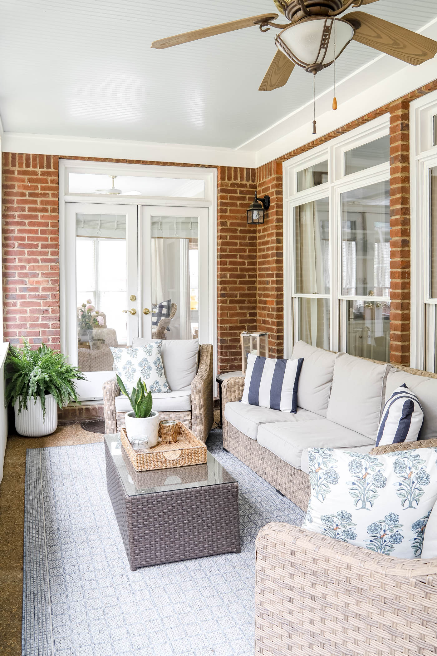 This is the 4th summer we've had this patio set and I would buy it over and over again! It's held up great on our covered patio and we especially love the swivel glider chairs! 5 Stars! 

 

#LTKHome