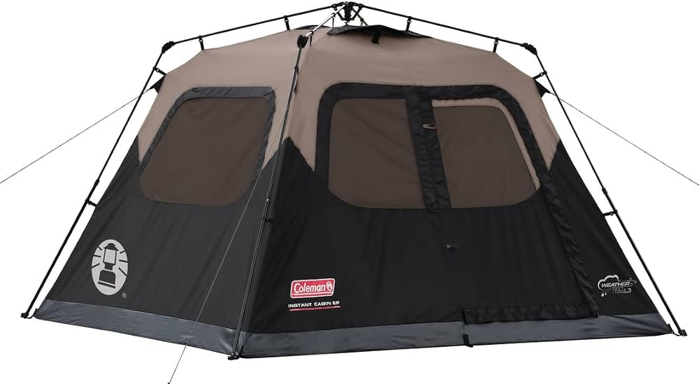 Coleman Camping Tent with Instant Setup, 4/6/8/10 Person Weatherproof Tent with WeatherTec Techno... | Amazon (US)
