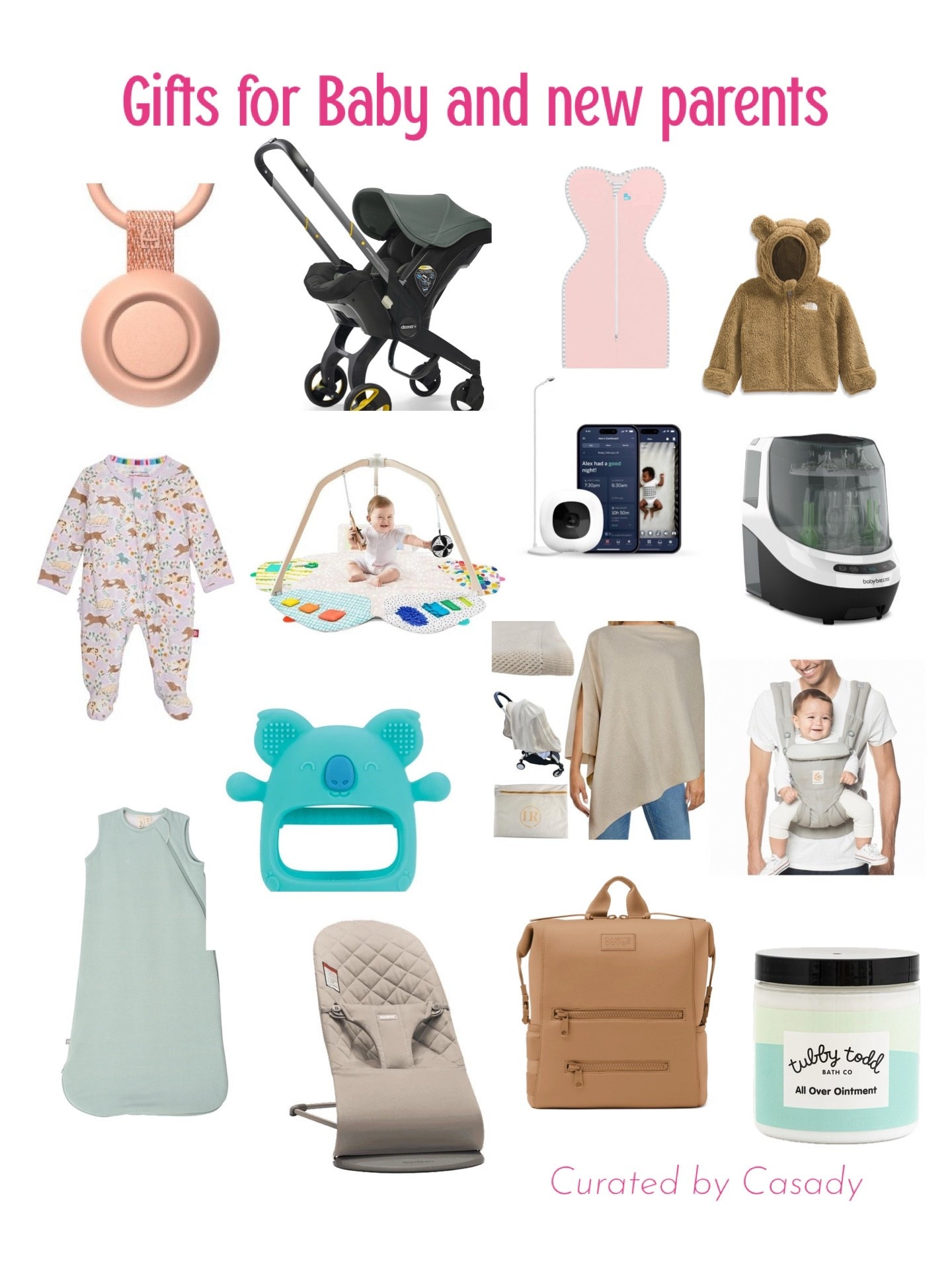 Favorite new baby and new parent items that make life easier. Favorite baby teether. Magnetic Me pjs make those changes easier 

#LTKGiftGuide #LTKBaby #LTKFindsUnder50