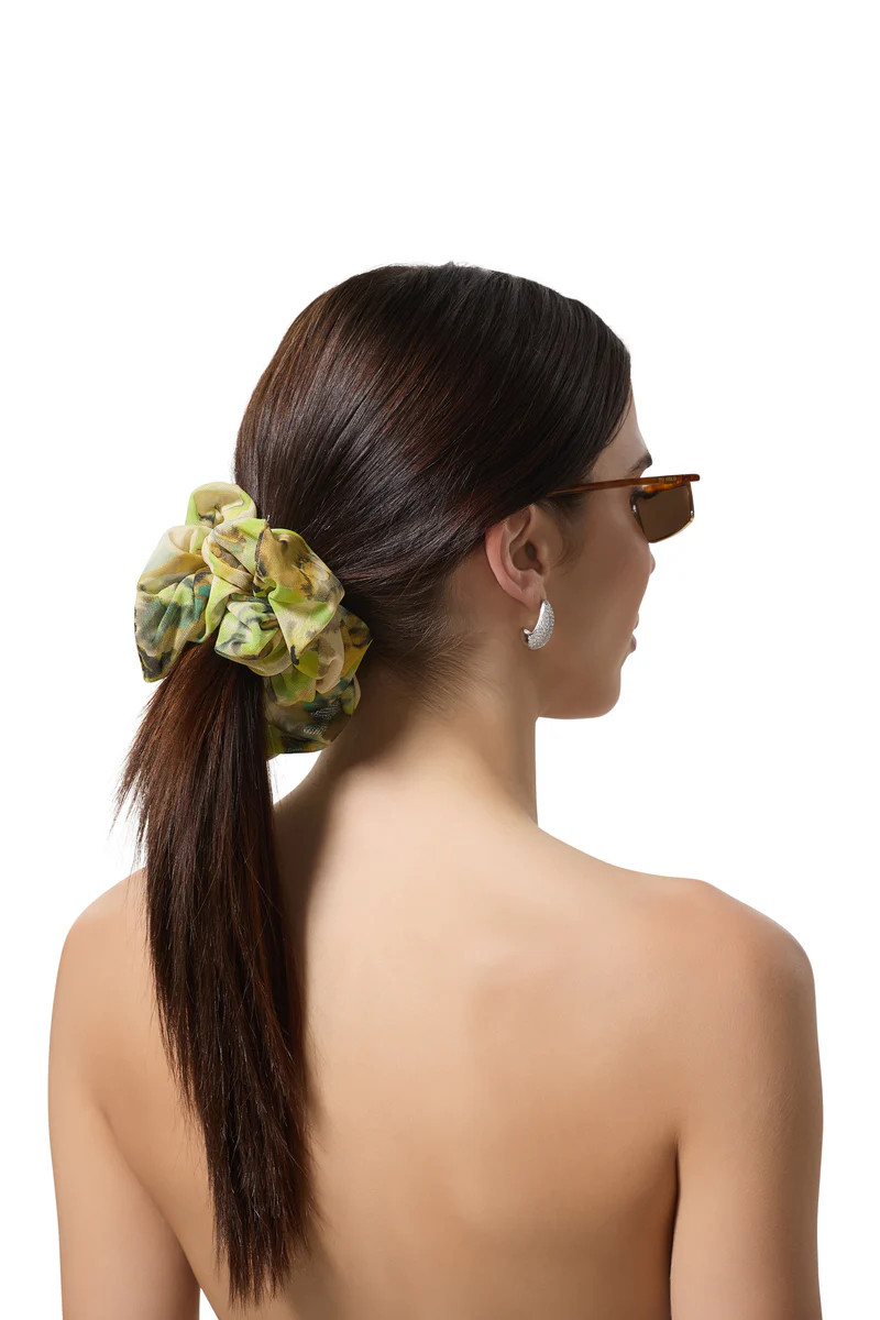 AFRM Oversized Scrunchie - Lime Wing | ShopAFRM