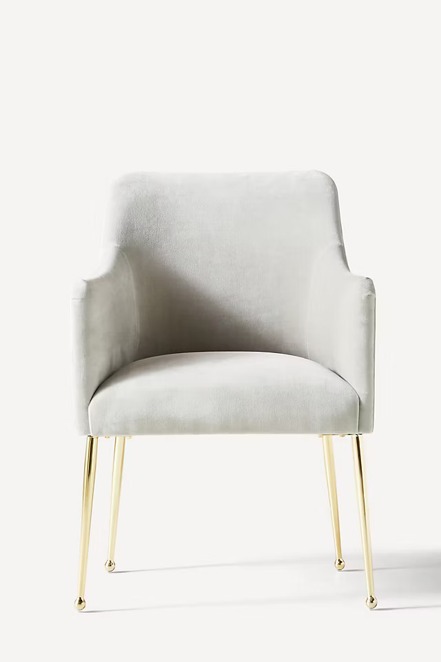 Velvet Elowen Armchair | Anthropologie (US)