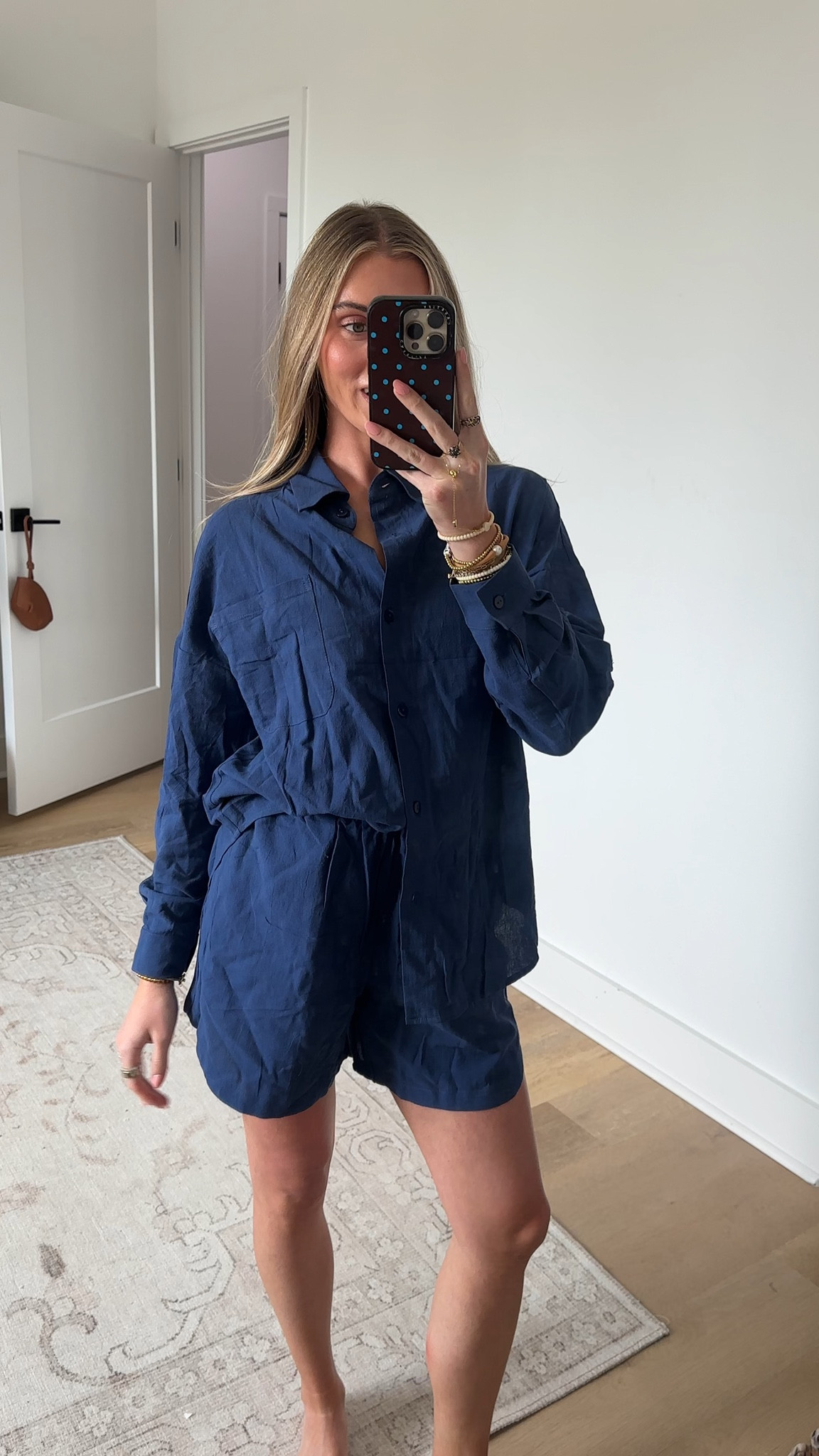Amazon size small Gozoloma Women's 2 Piece Cotton Linen Set Adjustable 3/4 Sleeve Button Down Shirt & Shorts with Pockets Casual Summer Outfit

#LTKootd #LTKSaleAlert #LTKSeasonal