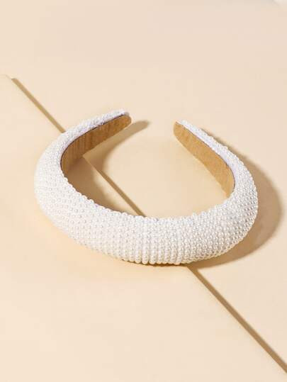 Faux Pearl Decor Hair Hoop
   SKU: swhairac18200730672      
          (2004 Reviews)
           ... | SHEIN