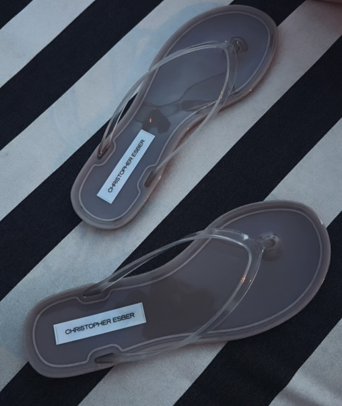 The sandals of the summer🖤 neutral and comfy and perfect for the pool but also everything else #ChristopherEsber #flipflops #jellies #neutralsandals 

#LTKShoeCrush #LTKSeasonal #LTKTravel