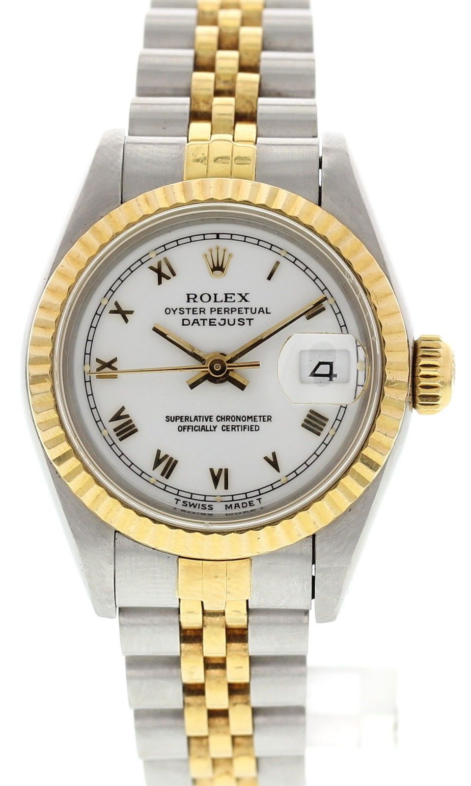 Rolex 69173 Oyster Perpetual Datejust 18K Yellow Gold Stainless Steel | TrueFacet