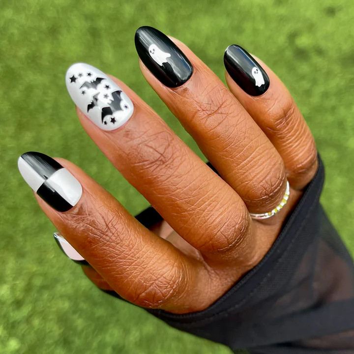 Haunted House - Press-On | Short | Round | Olive & June