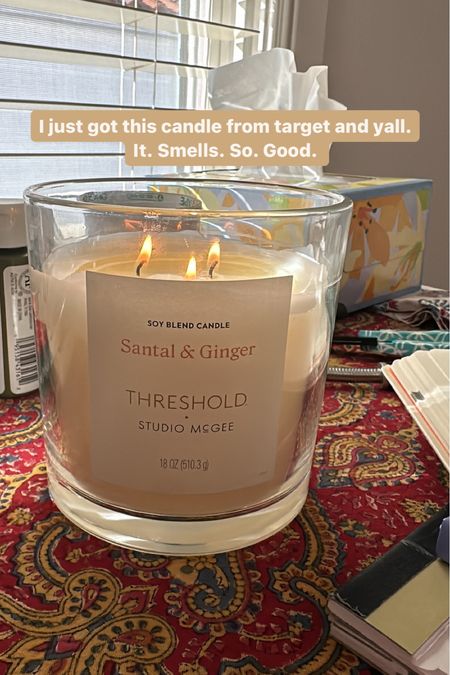 Obsessed with this new Studio McGee candle!! #target #targetfinds #targethomedecor 

#LTKGiftGuide #LTKhome