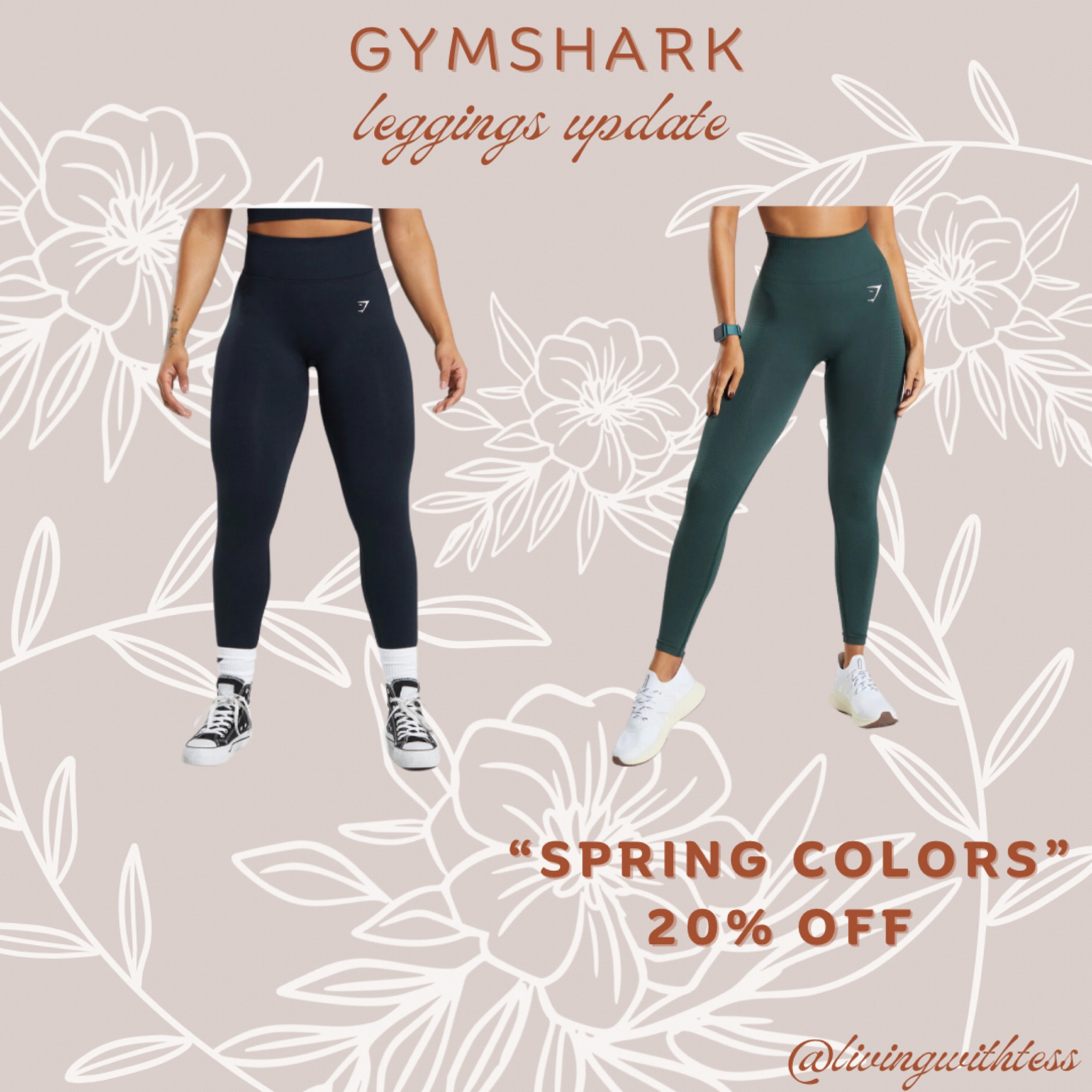 This mama needs to update her leggings collection postpartum, and these are and forever will be my favorite leggings for working out. 🙌🏼 Bonus points for “spring colors” being an additional 20% off, and I definitely need to add some color in my life  

#LTKSpringSale #LTKfitness #LTKfindsunder50
