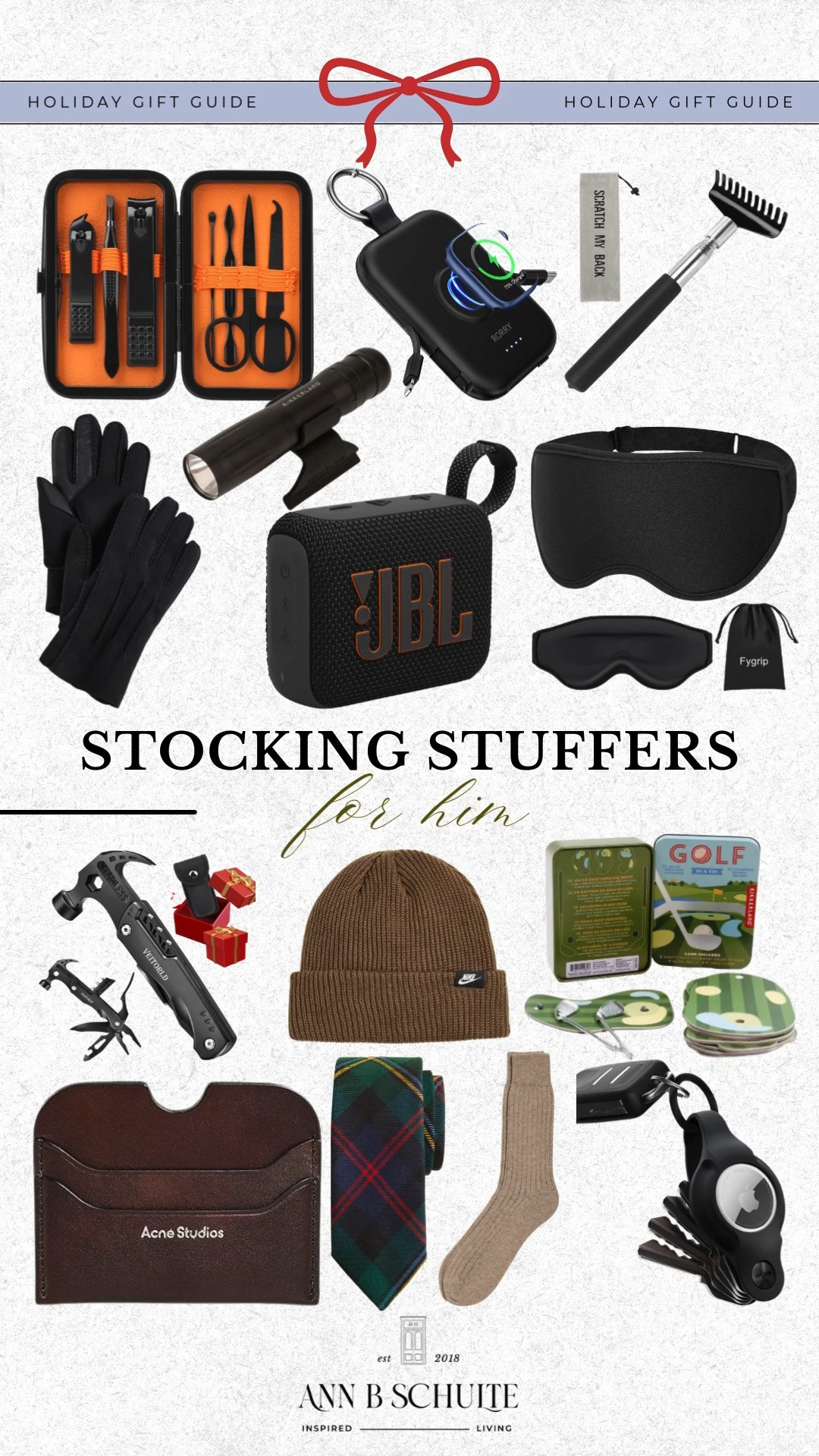 Stockings are more fun when the little surprises feel thoughtful and useful. Rounded up easy wins he will actually enjoy to make holiday gifting feel simple and cheerful. 🎁✨🎄
#holidaygiftguide #stockingstuffersforhim #giftideasforhim #holidaygifting #mensgiftguide #ltkholiday #holidayshopping #giftinspo #budgetgifts #festivefinds 

 #LTKGiftGuide #LTKHoliday #LTKSeasonal